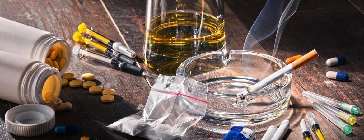 Substance abuse - alcohol, cigarettes and drugs