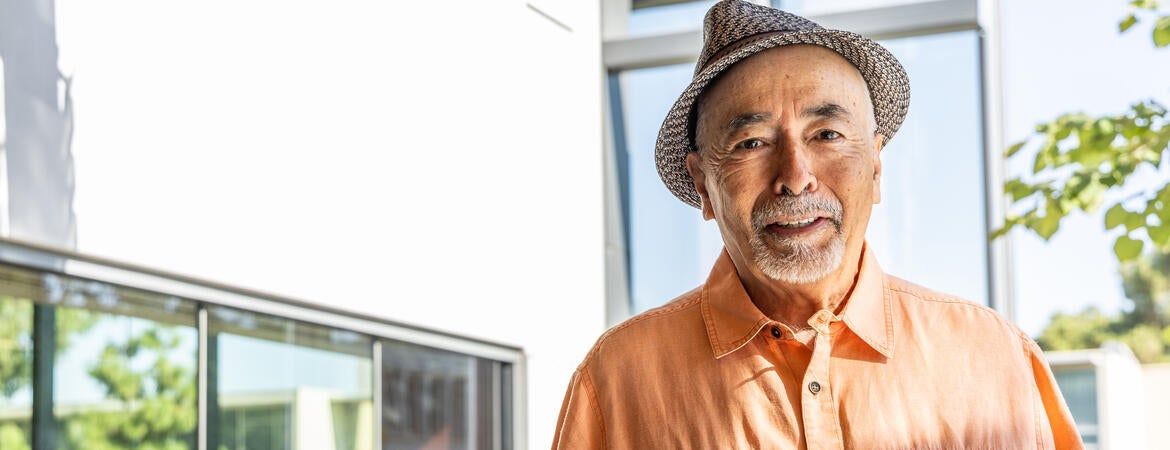 Portrait of Juan Felipe Herrera, emeritus professor of creative writing at UC Riverside. (Photo courtesy of MacArthur Foundation)