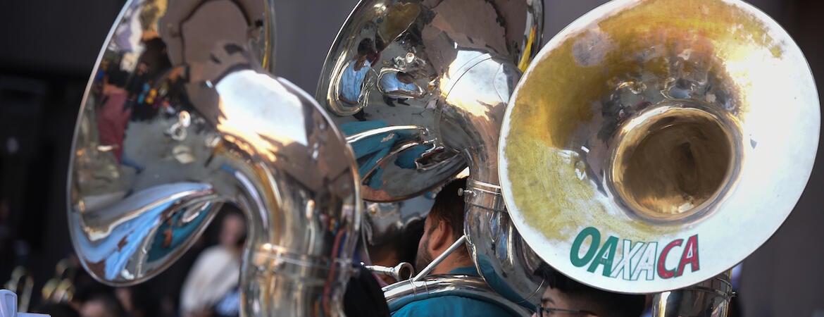 Oaxacan Philharmonic Bands Audition in 2018 at UC Riverside. (UCR)