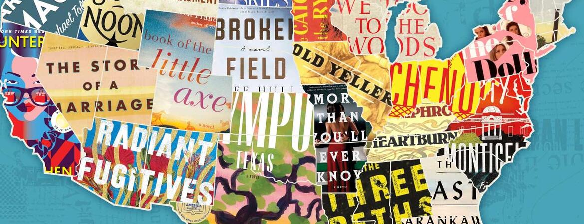 Illustration: Library of America- books that remind Americans of a shared experience. (UCR/Rick Donato))