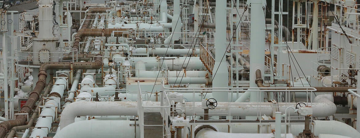 LNG terminal in Lubmin, German