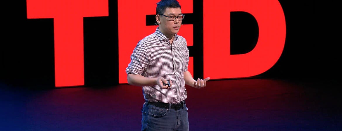 Shaolei Ren gives his TED talk