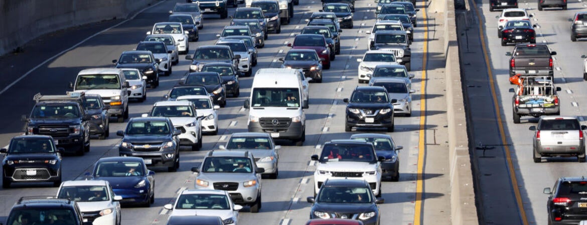 LA freeway traffic