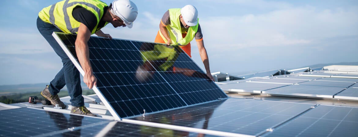 solar panel installation