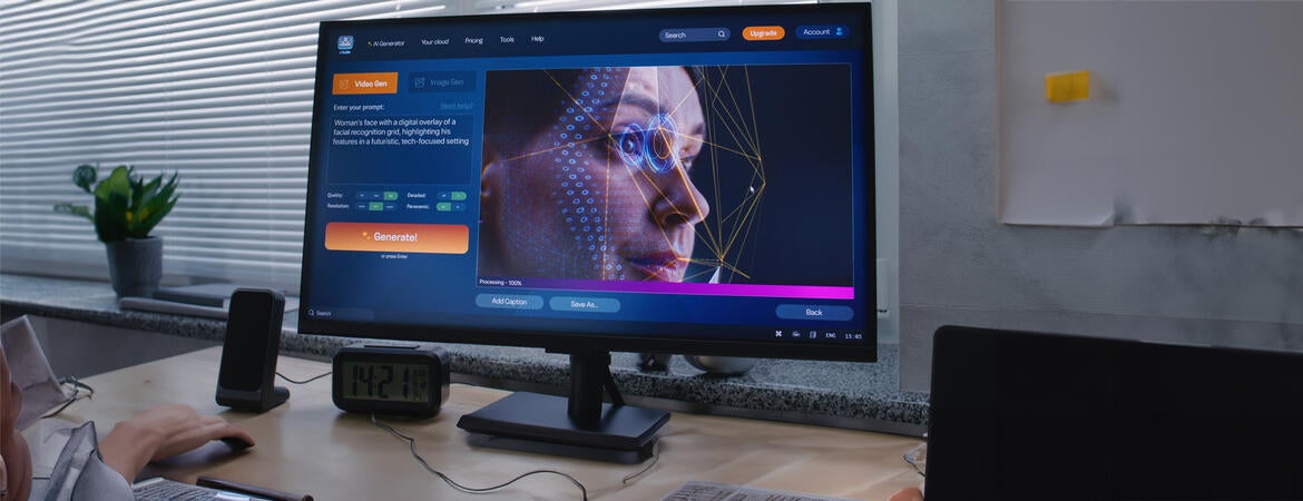 Fake video generator interface