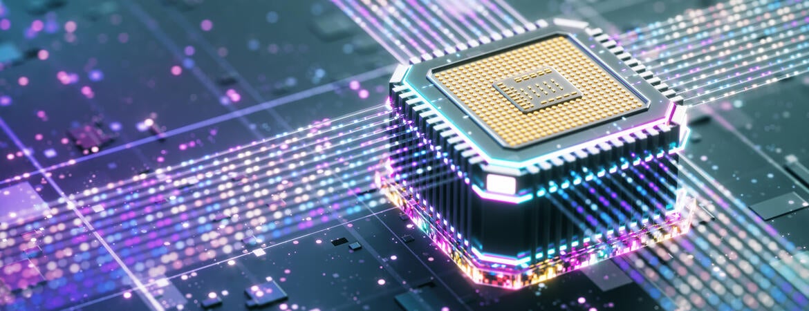 futuristic central processing unit