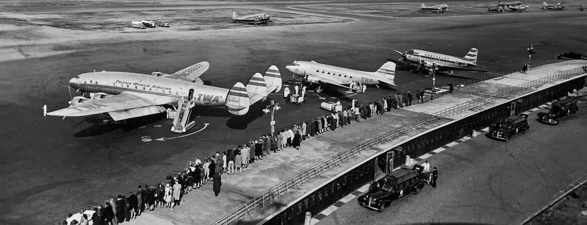 TWA aircraft in 1949