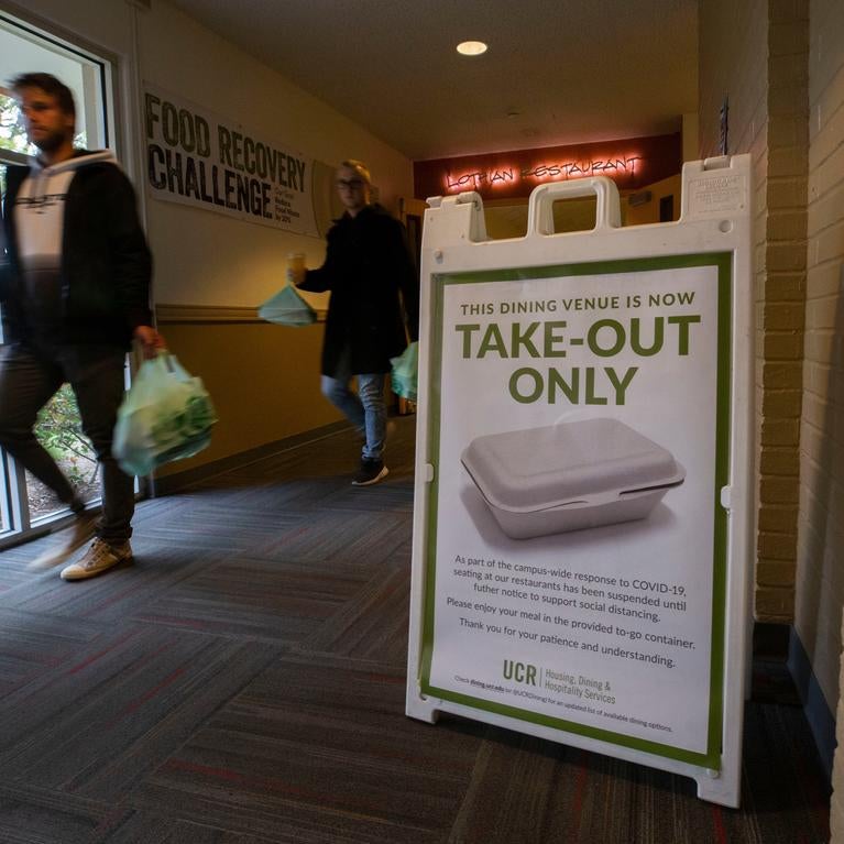 COVID-19 dining hall