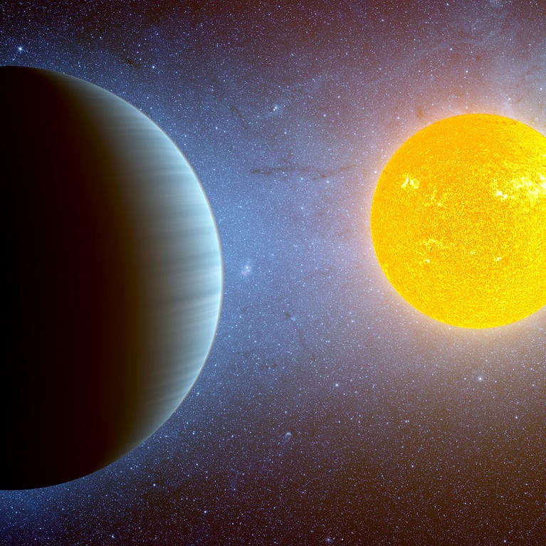 exoplanet and star