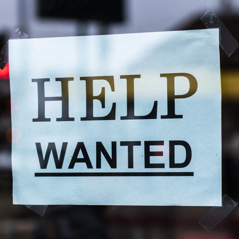 Help wanted sign