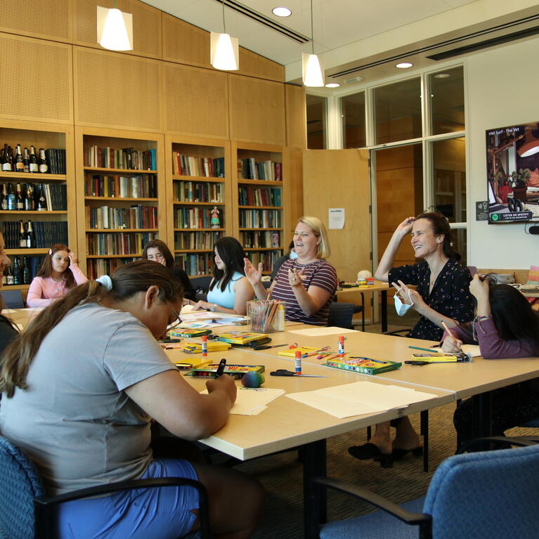 Kalina Michalska and community members