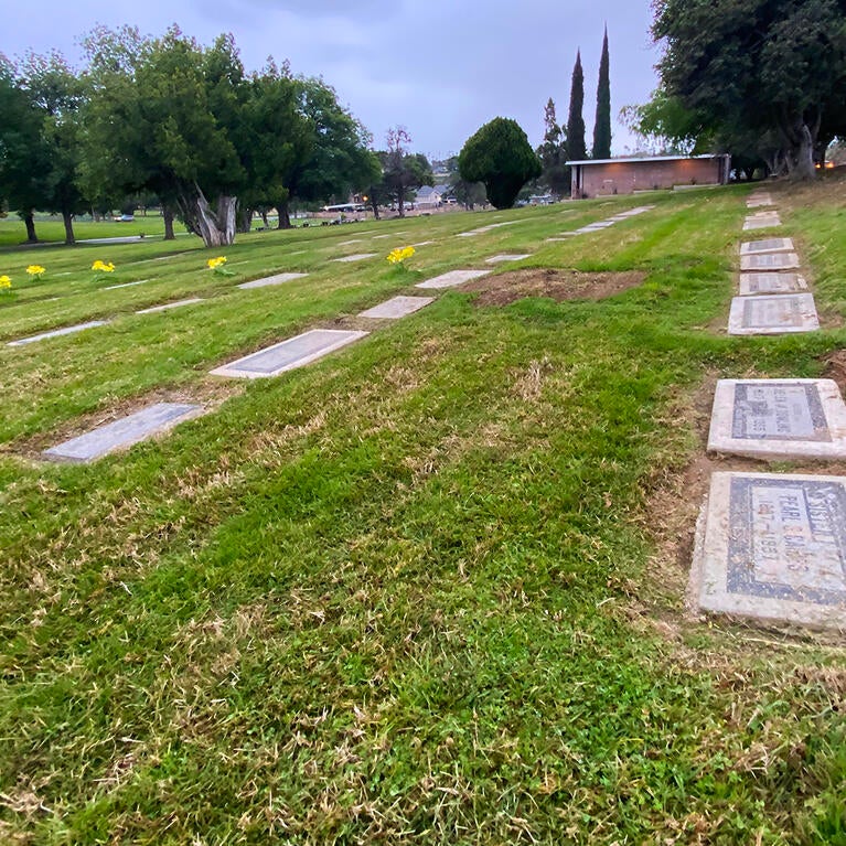 Evergreen Memorial Park in Riverside, Calif.