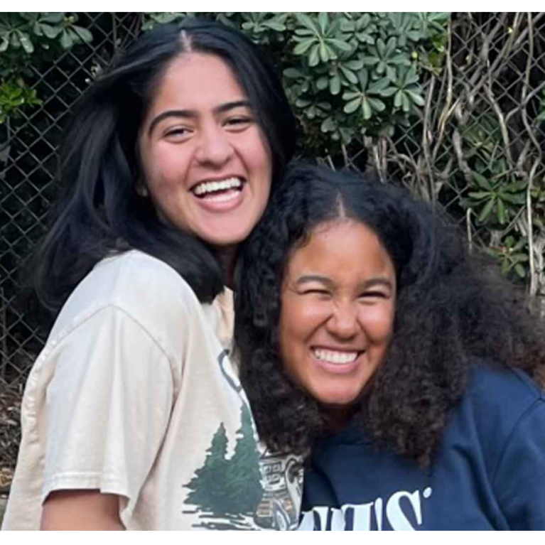 Mentors and mentees smiling