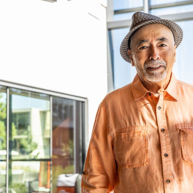 Portrait of Juan Felipe Herrera, emeritus professor of creative writing at UC Riverside. (Photo courtesy of MacArthur Foundation)