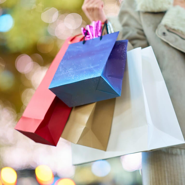 Holiday gift shopping