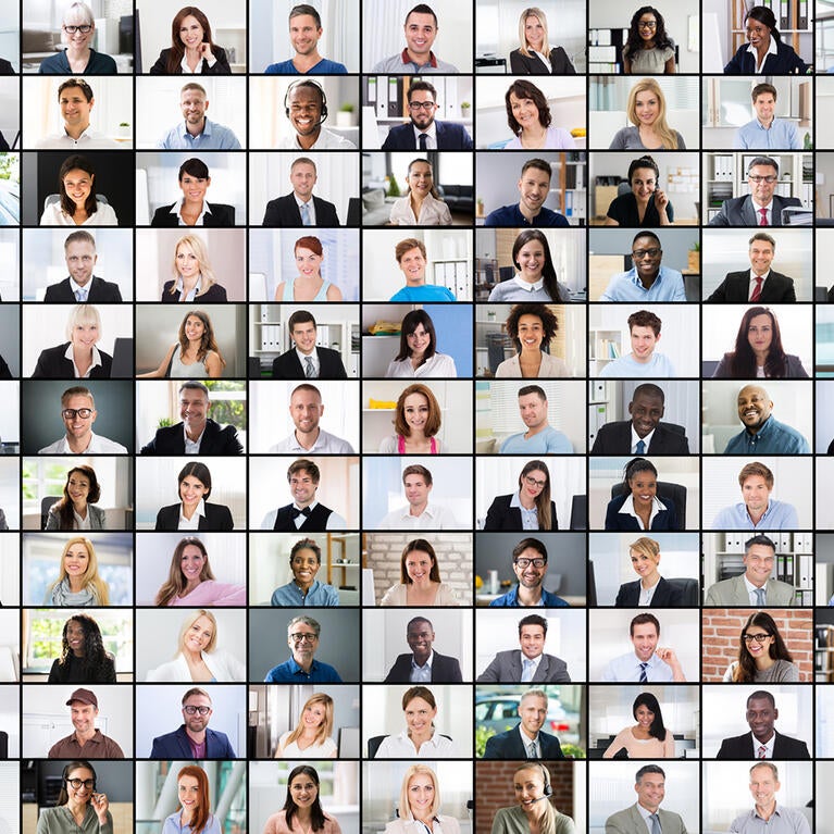 video conference screen