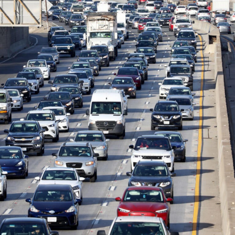 LA freeway traffic