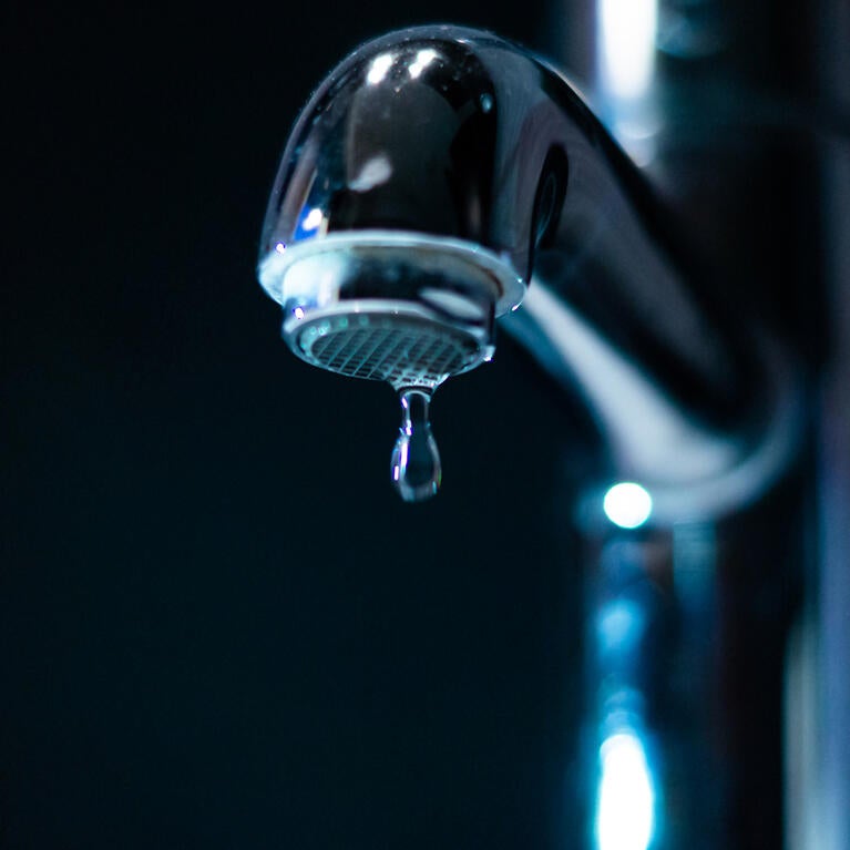dripping water faucet