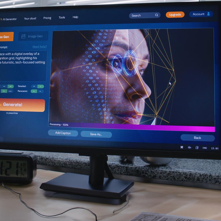 Fake video generator interface