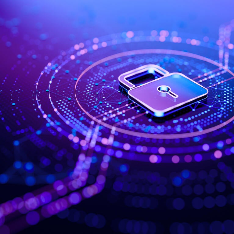 Cyber security concept image