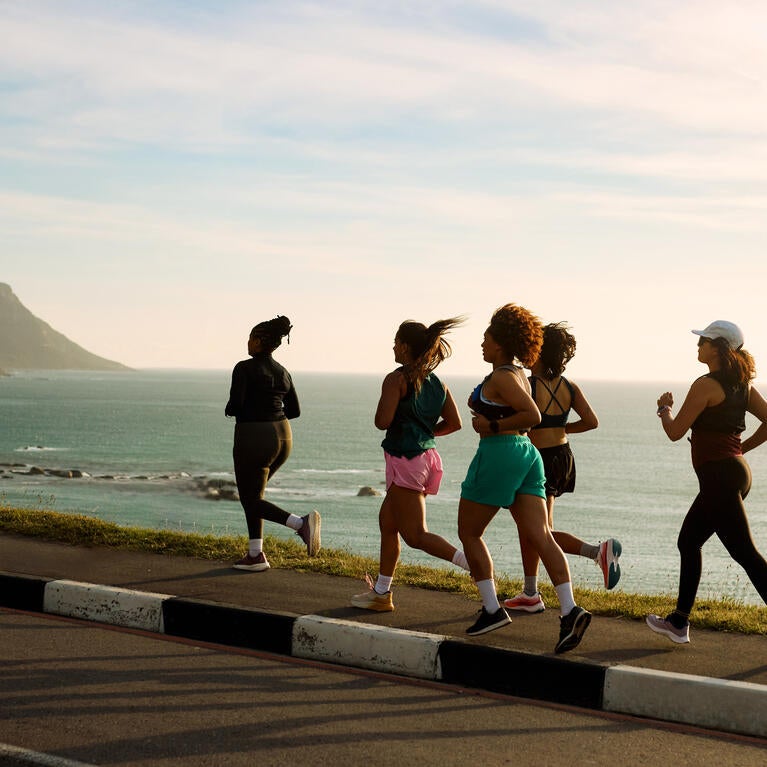 Women running