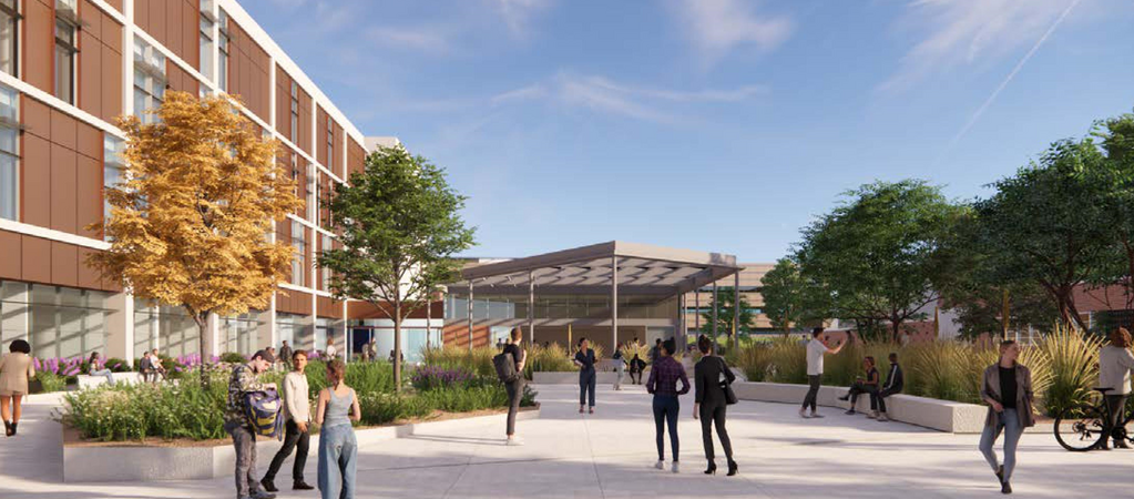 UTLF central courtyard