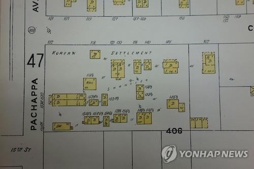 Pachappa Camp map. Photo courtesy of Professor Edward T. Chang. (UCR)