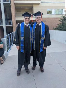 Mahmood Shaheen, left, and Nathaniel Ortiz, right