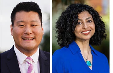 Amos Lee and Farah Godrej are co-founders of UCR's prison education program.&nbsp;