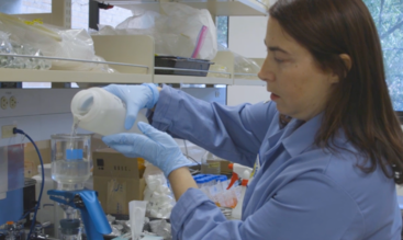 Mia Maltz filtering Salton Sea dust