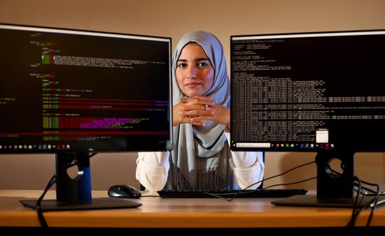 Fatemah Alharbi was thanked by Apple for discovering a security flaw.
