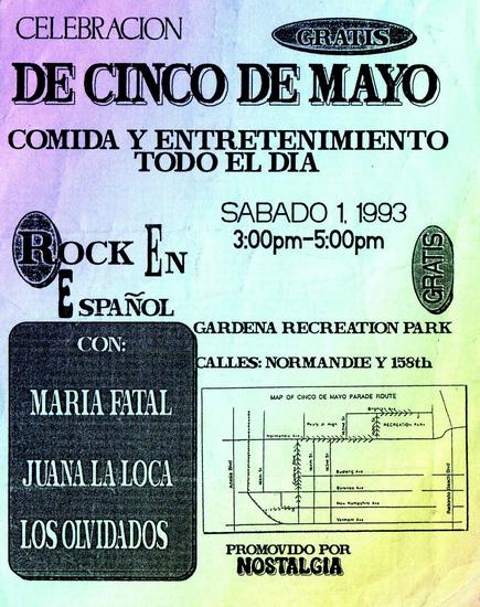 Music map, L.A. concert