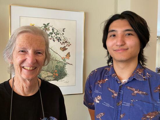 Prue Talbot and Man Wong