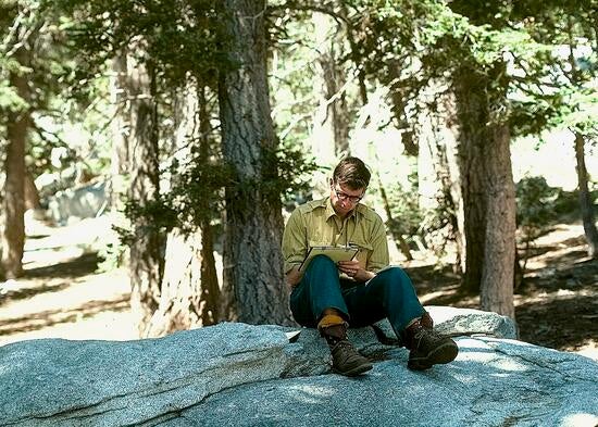 Ted Hullar in the San Jacinto Mountains
