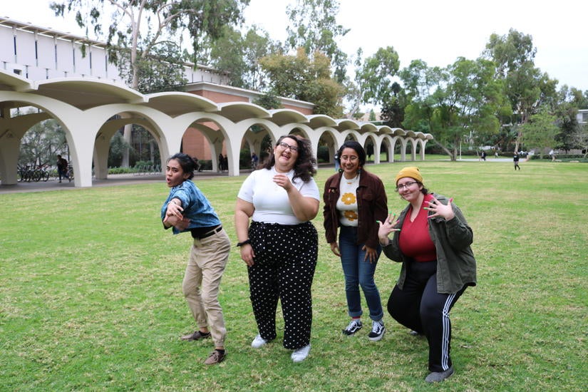 Health Queers club members. (UCR/Sandra Baltazar Martínez)