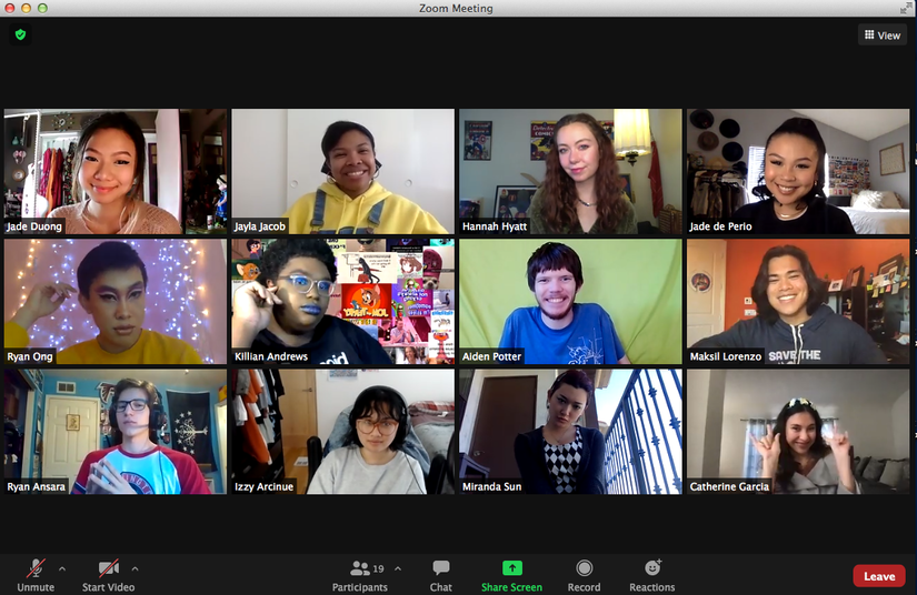 “She Kills Monsters: Virtual Realms” cast. (UCR)