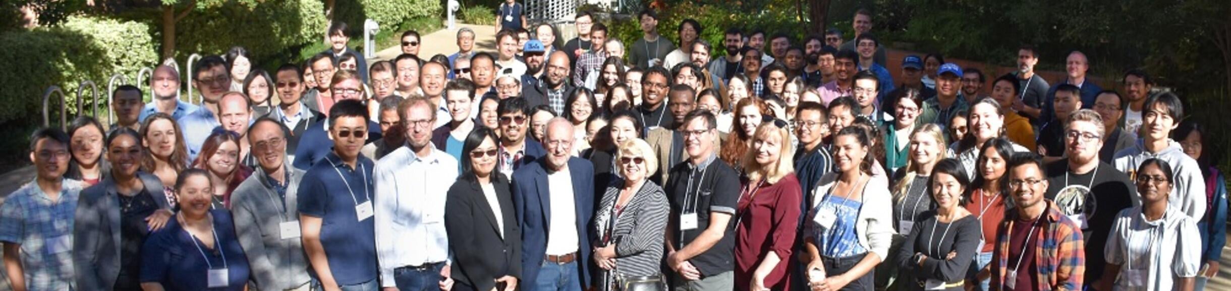 seminar group in courtyard