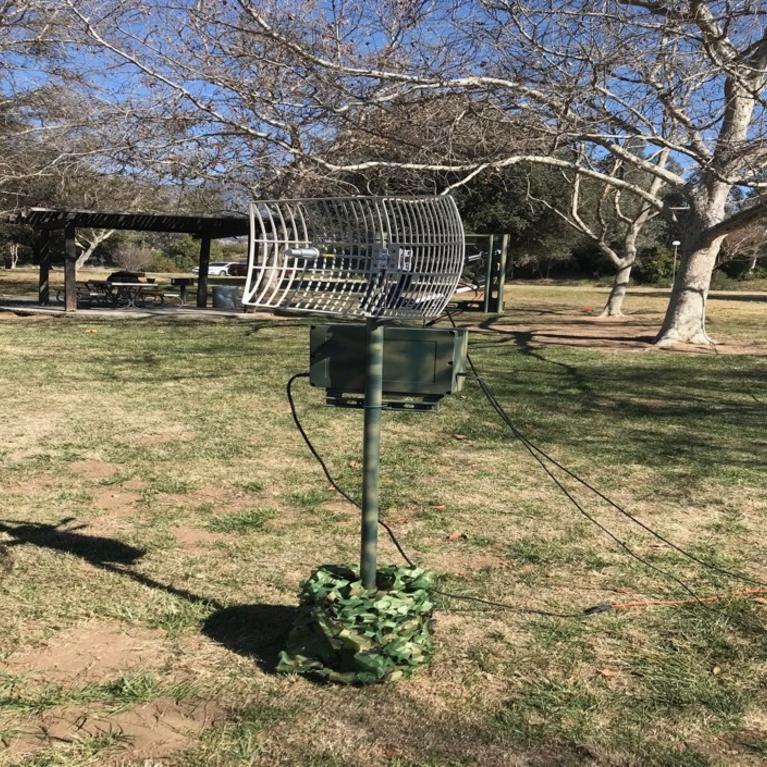 Auto-Adjusting P2P Microwave Link