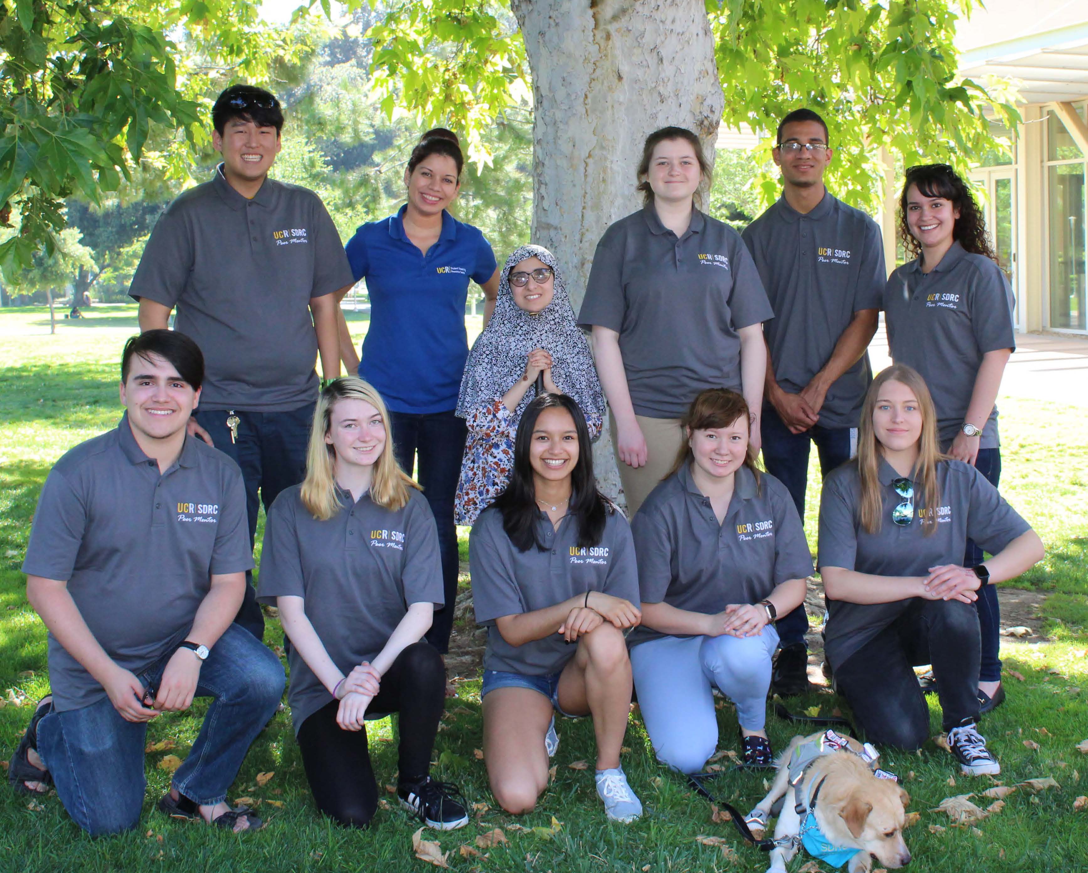 UCR students volunteers as peer mentors with the Student Disability Resource Center.