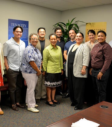 Attendees at the CARE Open House