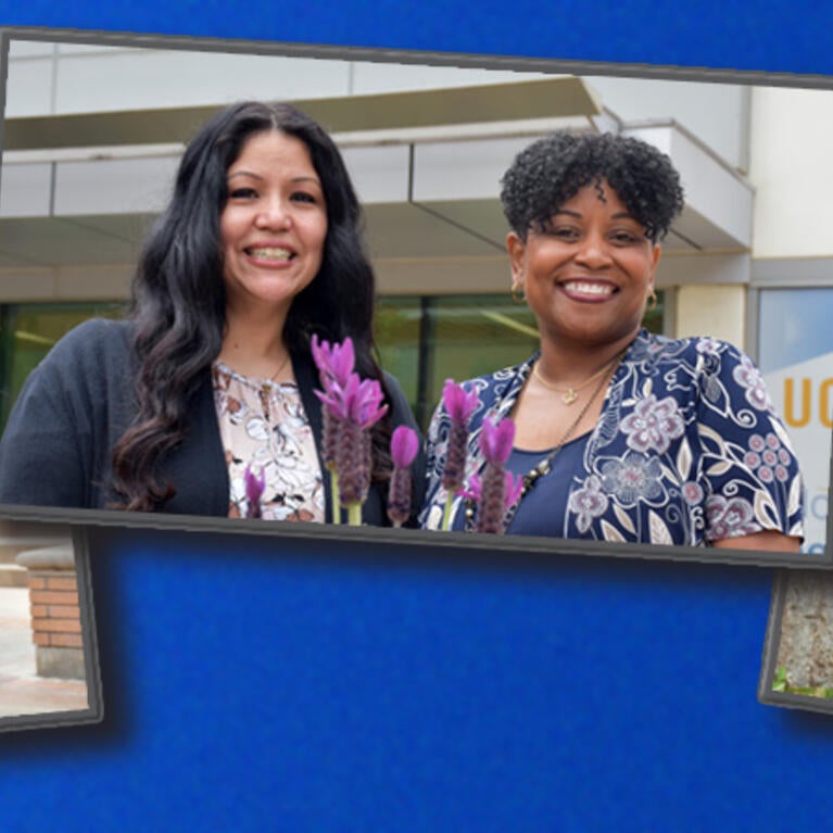 triptych of Kathy Buckner and Teresa Luther