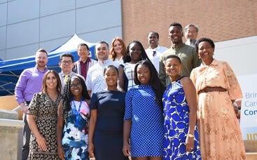 students at prime breakfast event