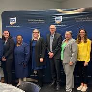 group photo of the care act event