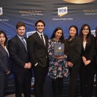 Marianne Boules with Dean's Ambassadors