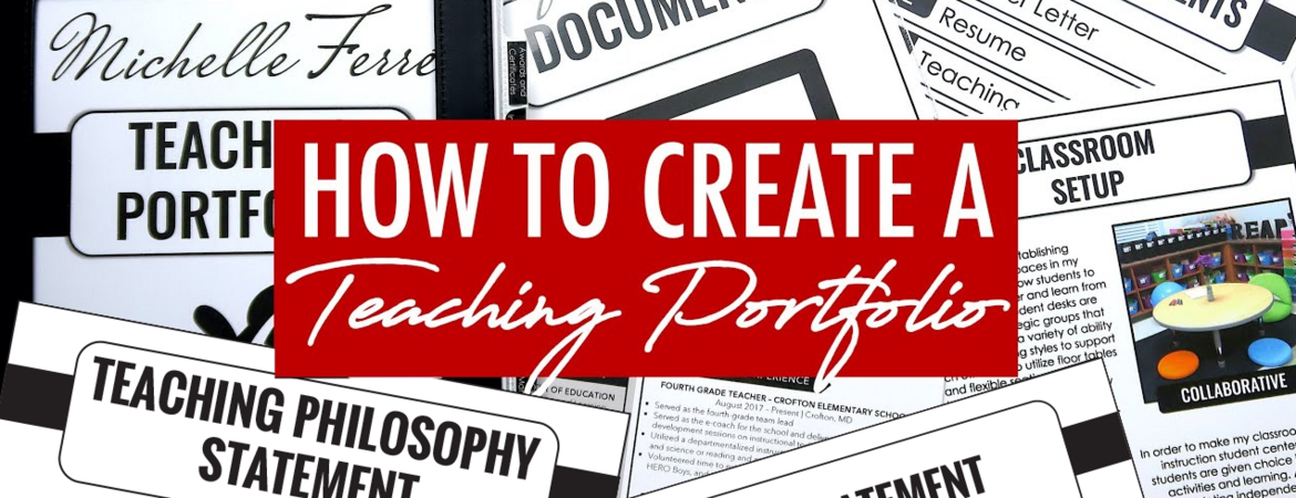 Teacher Portfolio banner