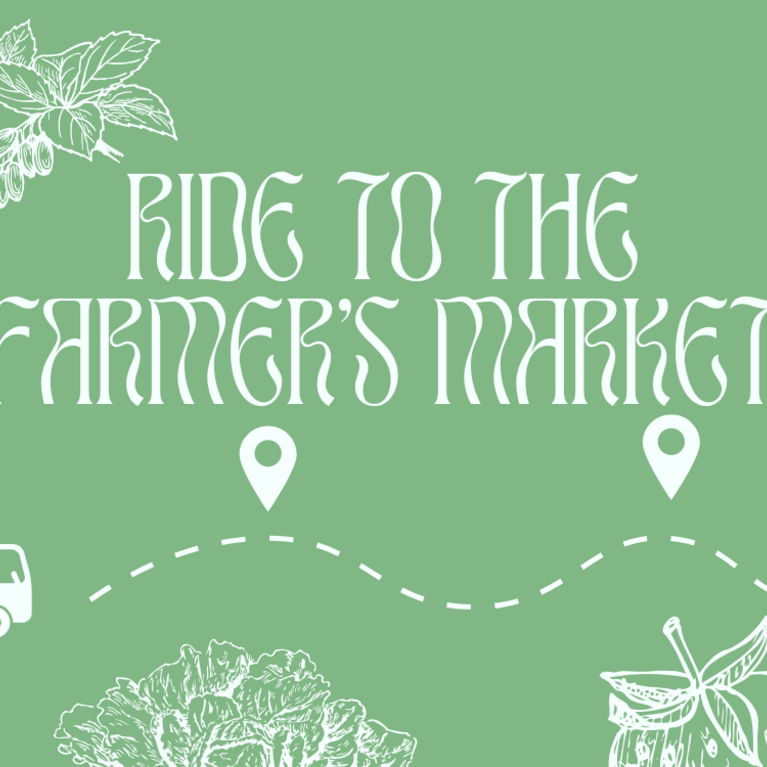 ride to the farmers market