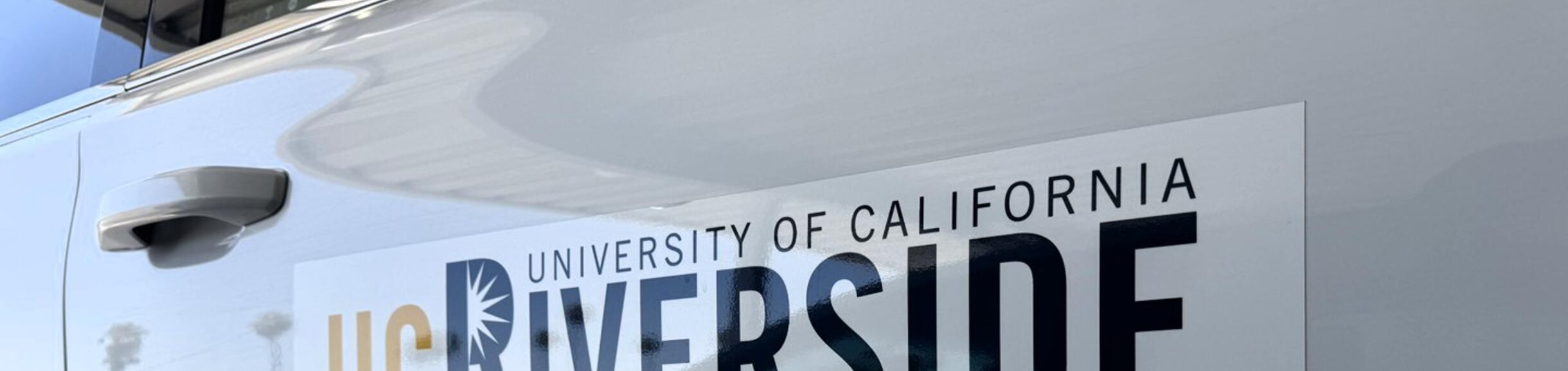 UCR Fleet Vehicle Reflection