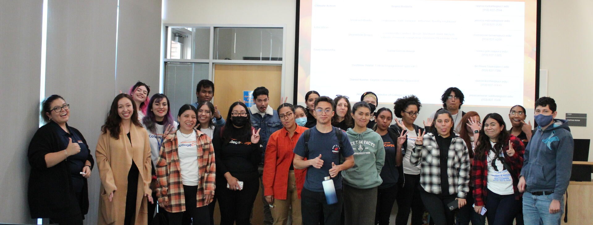 a group of college corps fellows