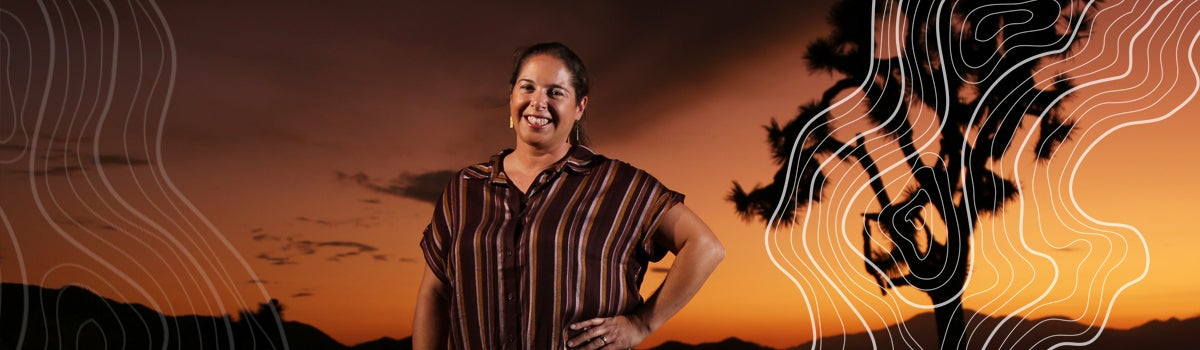 Lynn Sweet at Joshua Tree