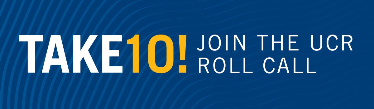 take 10 alumni census banner